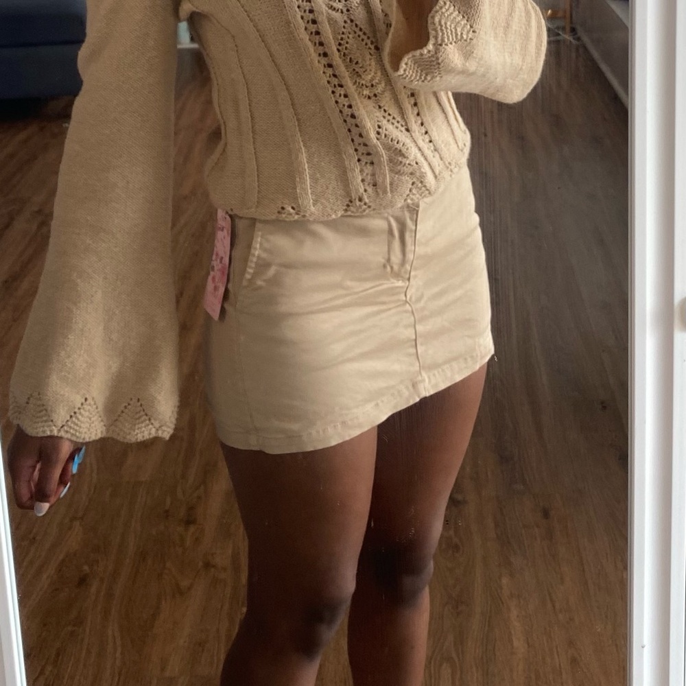 Wild Fable Tan Pencil Skort
